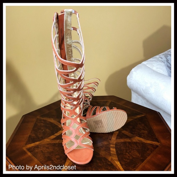 KENNETH COLE Tall Gladiator Boots - Picture 2 of 8